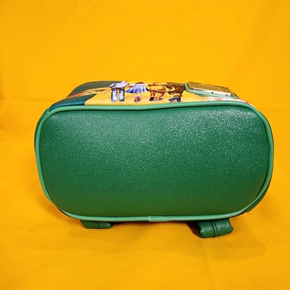 Loungefly The Wizard of Oz Emerald City Glow-in-the-Dark Green Mini Backpack NEW